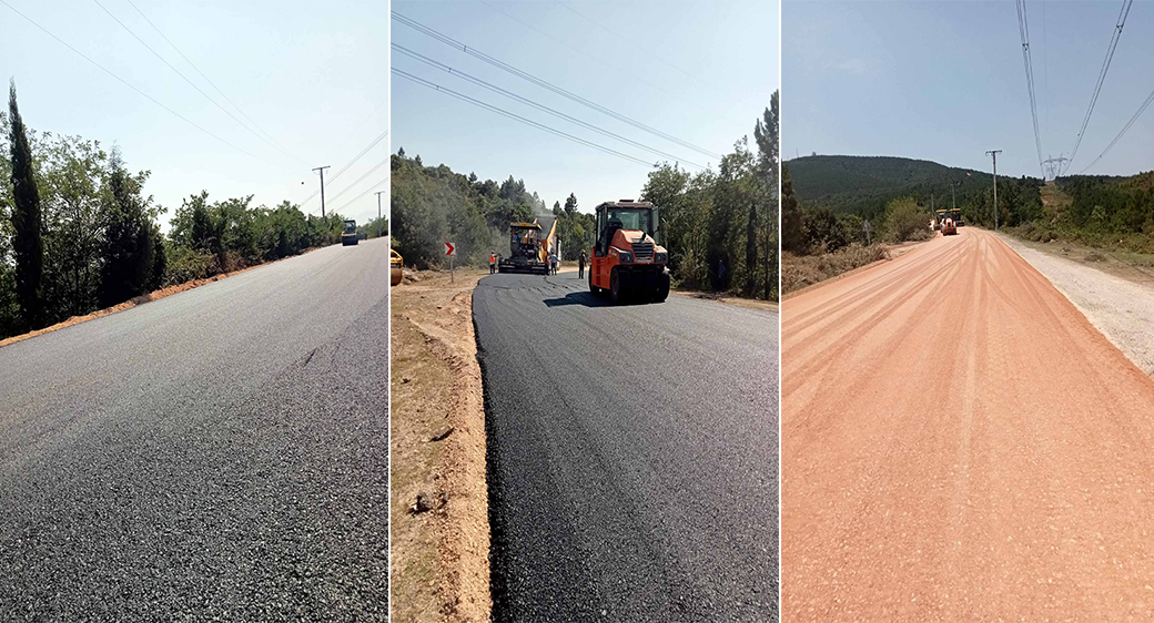 Derince’de köylere giden ulaşım ağı yenileniyor