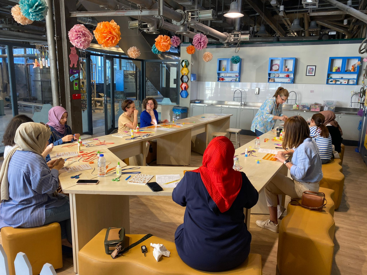Quilling kâğıtlarını sanata dönüştürdüler – Kocaeli Büyükşehir Belediyesi