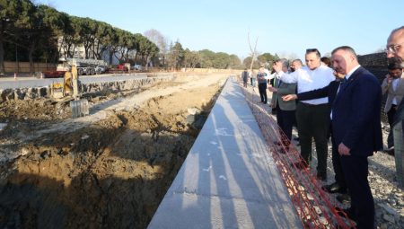 Tünel segmentleri İzmit’teki ana üretim alanına geldi