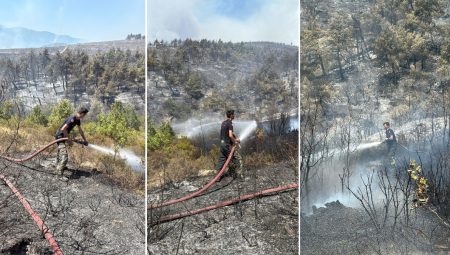 Kocaeli itfaiyesi Bursa’ya desteğe koştu