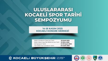 Kocaeli’nin spor tarihi bu sempozyumda
