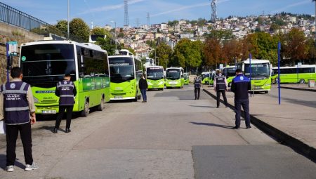 Toplu taşımada 120 araca sıkı denetim