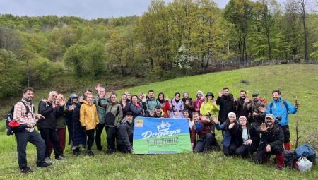 Doğaseverler 10 kilometrelik parkurda buluştu;