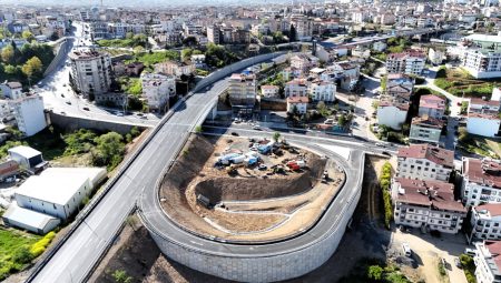 Gebze trafiğine köprülü kavşak müdahalesi
