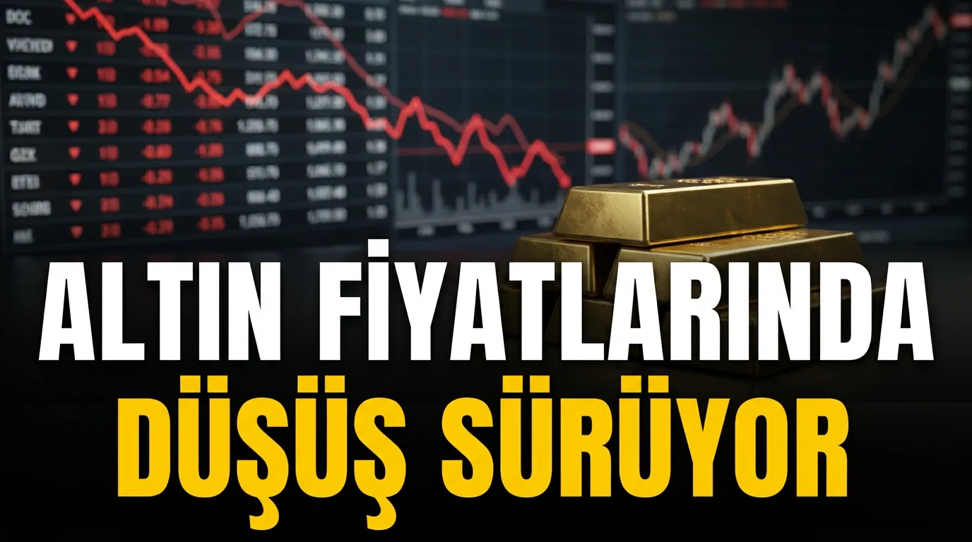 Altın Fiyatlarında Düşüş Sürüyor: Gram ve Ons Altın Ne Kadar Oldu?