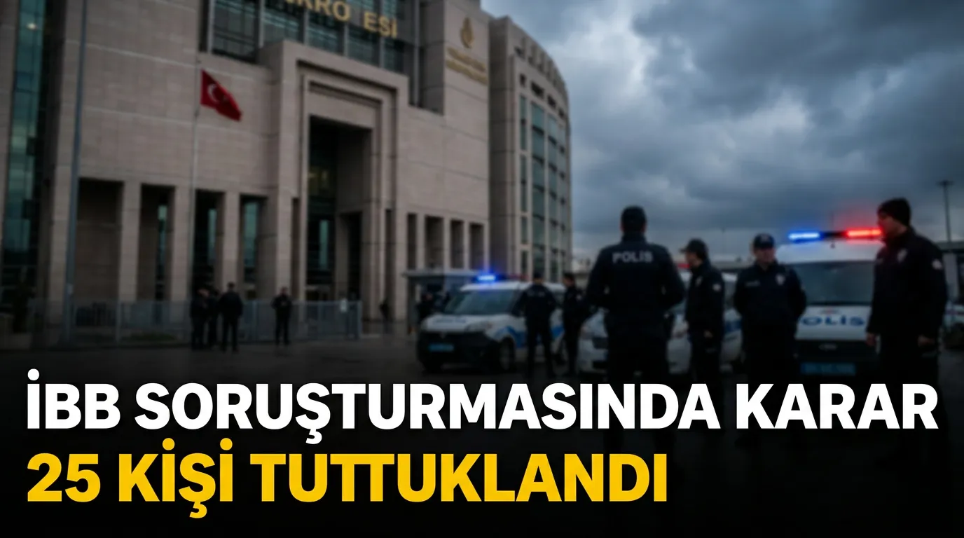 İBB Boğaziçi Yönetim A.Ş. Soruşturmasında 25 Kişi Tutuklandı