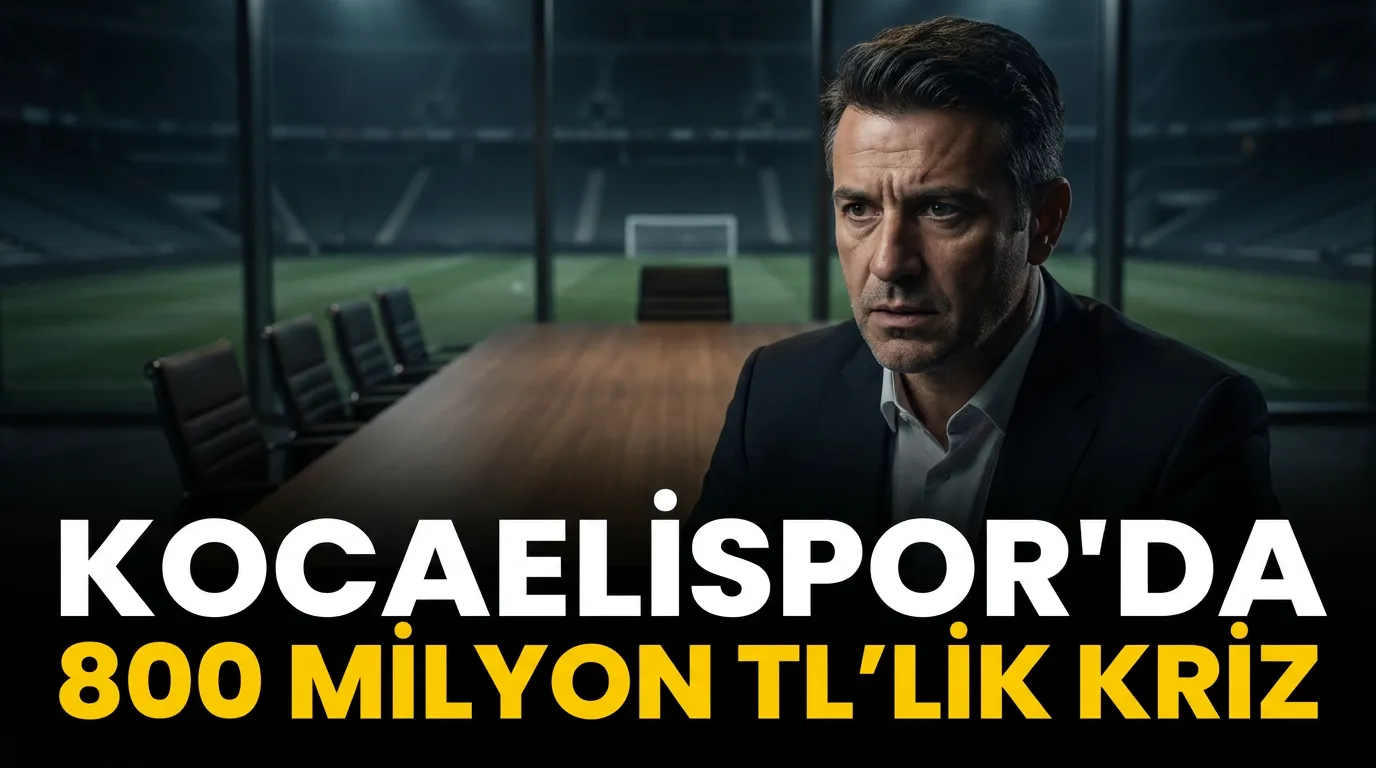 Kocaelispor’da Mehmet Yaşar 800 Milyon TL Borç Nedeniyle Adaylıktan Çekildi