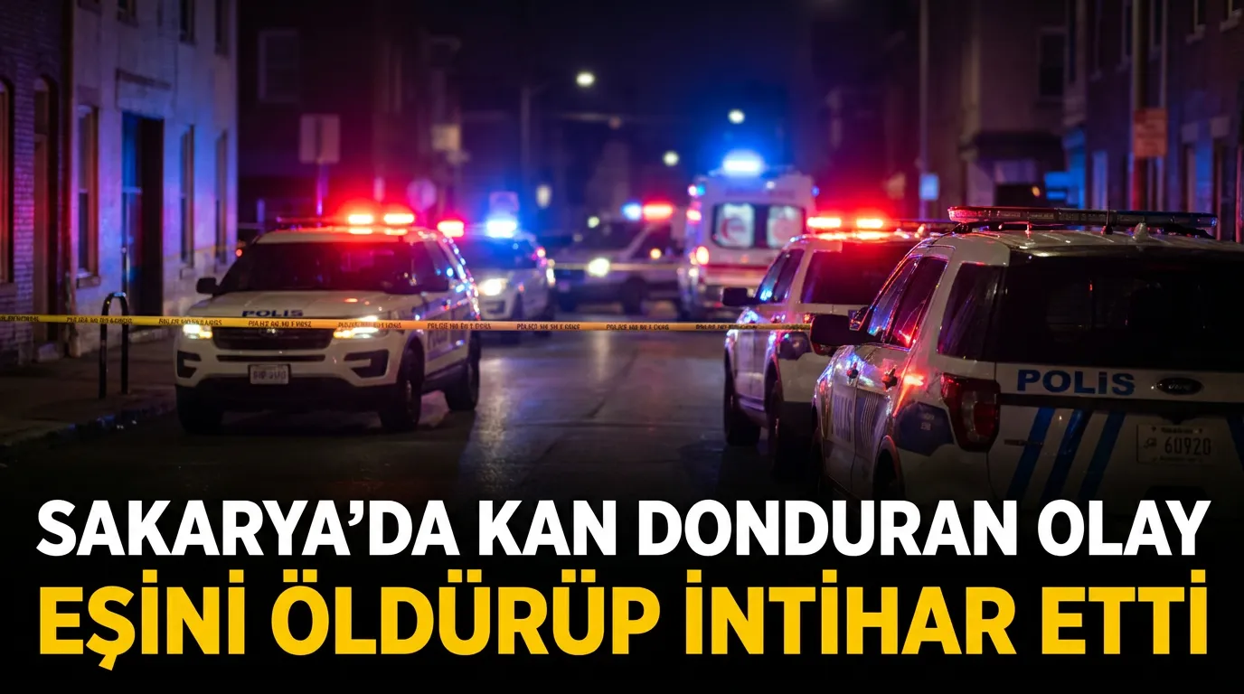 Sakarya’da Aile İçi Şiddet: Eşini Öldürüp İntihar Etti