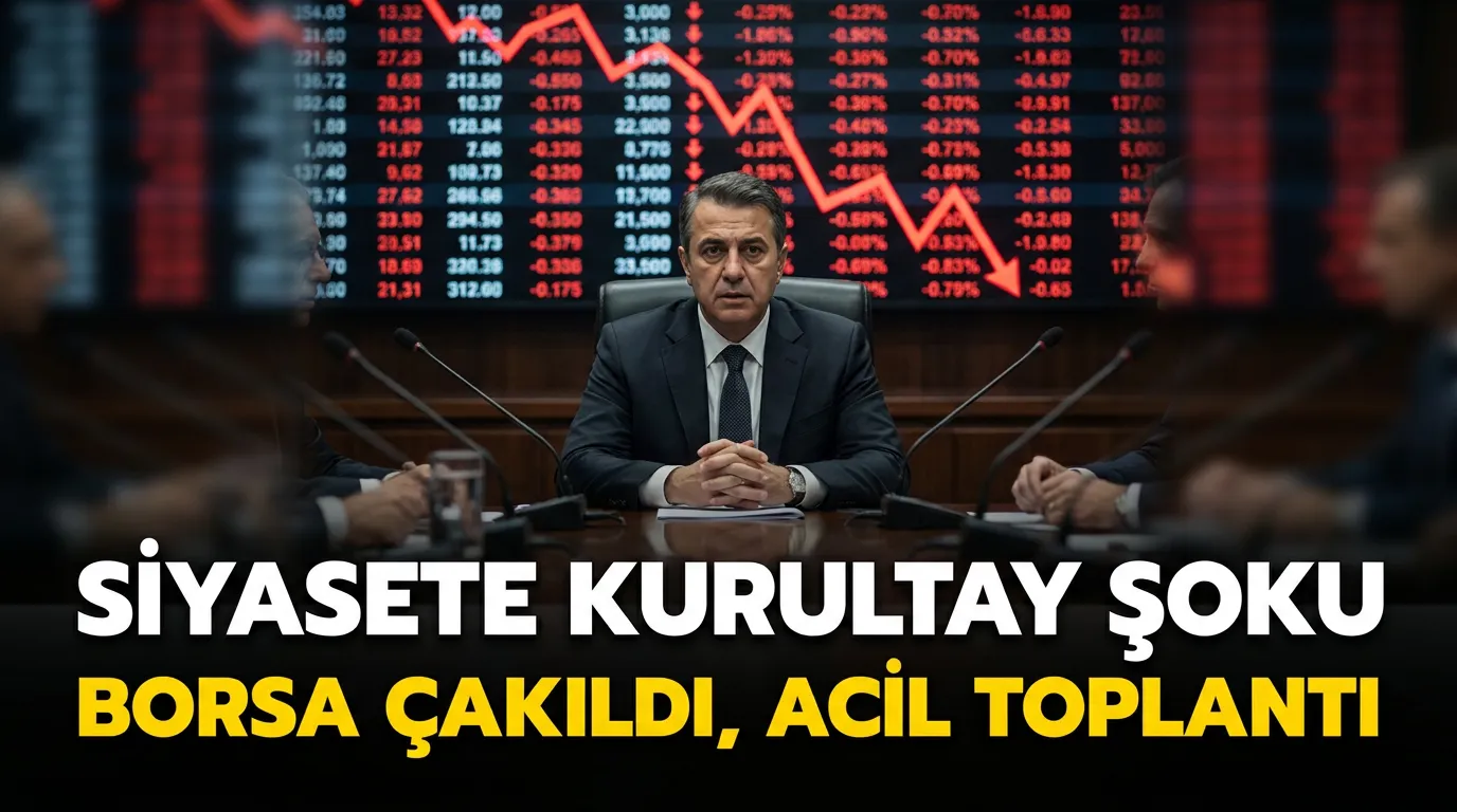 Siyasette Kurultay Krizi Borsayı Vurdu: Şimşek’ten Acil Toplantı Kararı