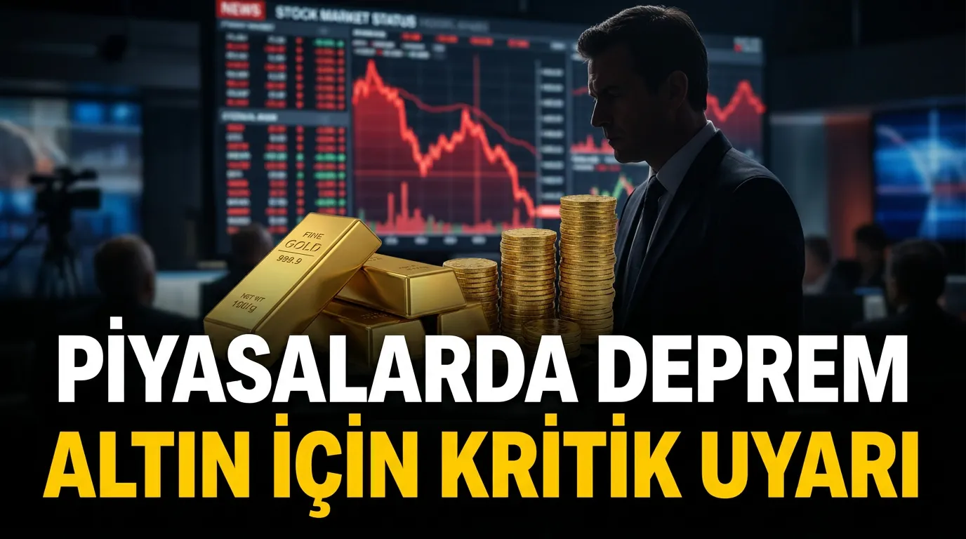 Siyasi Gelişmeler Piyasaları Dalgalandırdı: Borsa Düşüşte, Altın Yükselişte