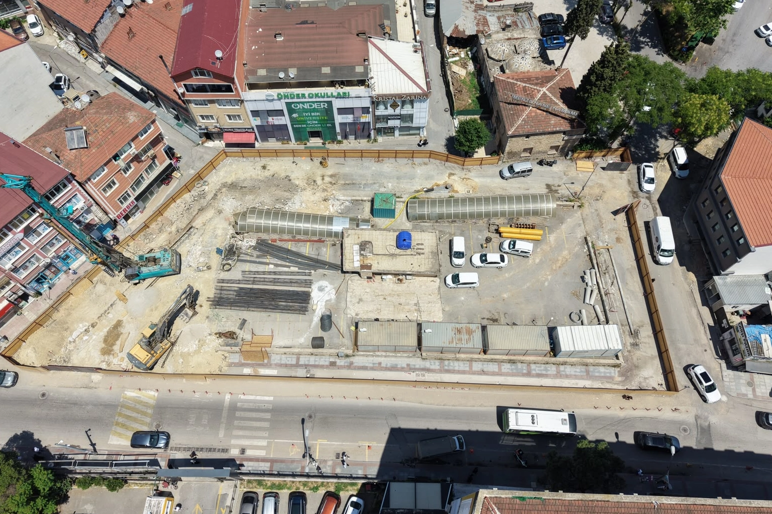 Gebze’de Tarihi Dokuyu Ortaya Çıkaracak 241 Araçlık Otomatik Otopark Projesi