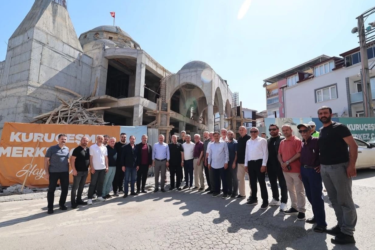 Kocaeli Kuruçeşme Merkez Camii İnşaatında Çalışmalar Hızlandı